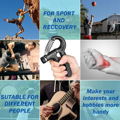 Ultimate Grip Strength Trainer - Enhance Your Wrist and Forearm Power with Our Hand Exerciser!